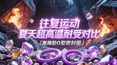 氟橡膠O型密封圈 ? 往復(fù)運(yùn)動(dòng)夏天超高溫耐受對(duì)比！?
