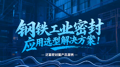 泛塞密封圈：鋼鐵工業(yè)密封的應(yīng)用選型解決方案！