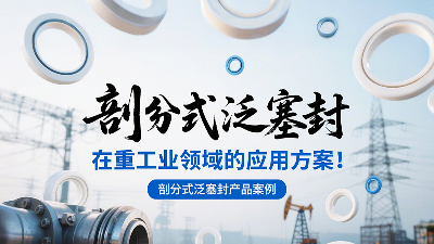 剖分式泛塞封密封圈產(chǎn)品案例 ? 在重工業(yè)領域的應用方案！