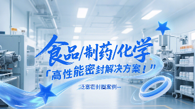 泛塞密封圈：食品、制藥和化學工業(yè)中的高性能密封解決方案！?