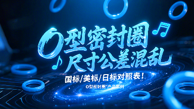 O型密封圈尺寸公差混亂？國標(biāo)/美標(biāo)/日標(biāo)對(duì)照表！
