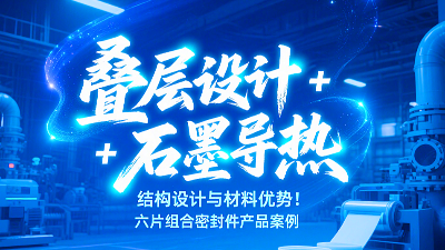 六片組合密封圈丨疊層設(shè)計+石墨導(dǎo)熱結(jié)構(gòu)設(shè)計與材料優(yōu)勢！