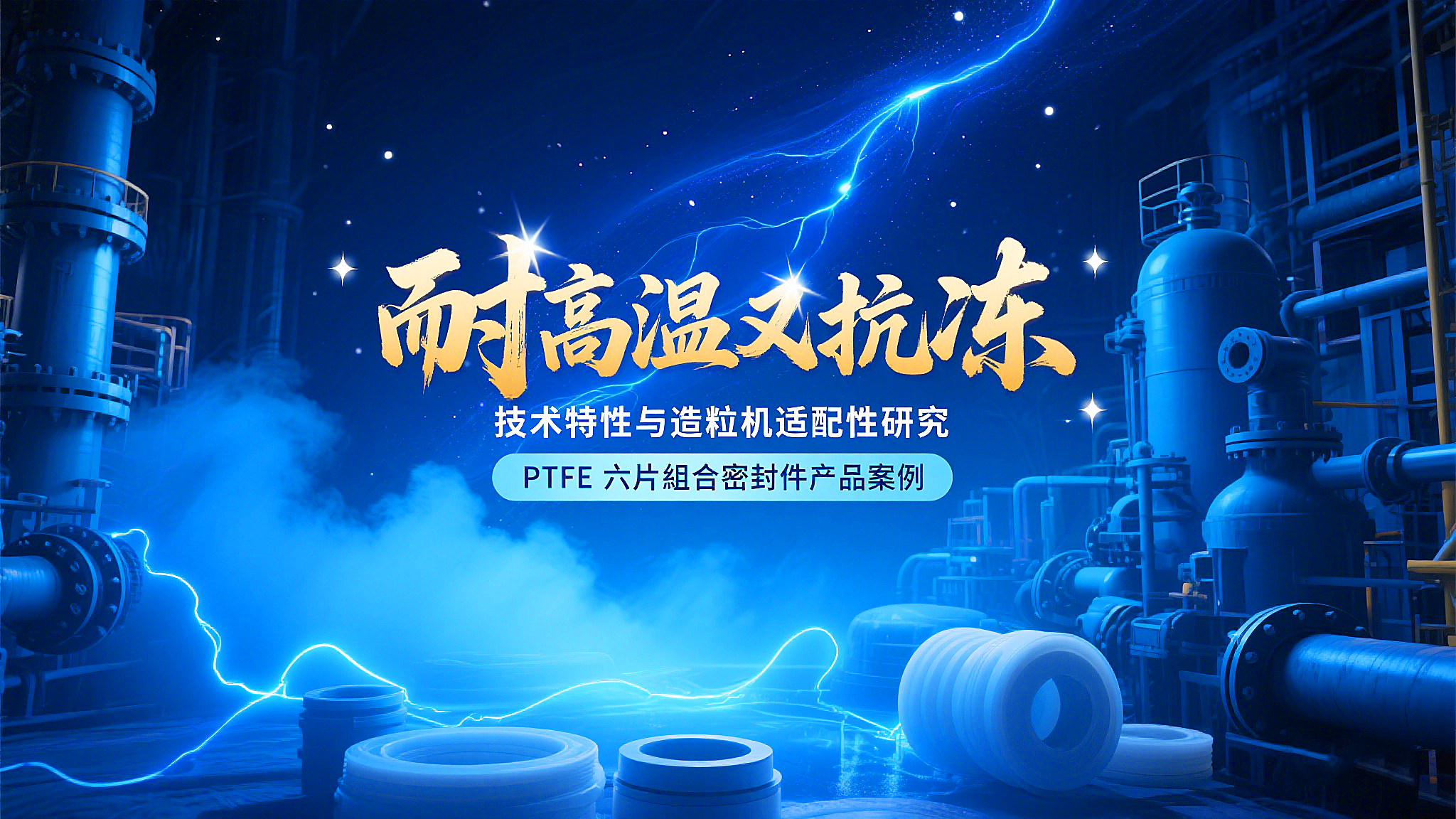 耐高溫又抗凍！PTFE六片組合密封圈丨技術(shù)特性與造粒機適配性研究！