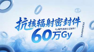 抗核輻射密封圈技術突破：60萬Gy輻照強度認證解析！